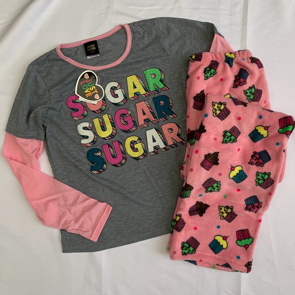 Super Soft Fleece Pajama Set NWT
